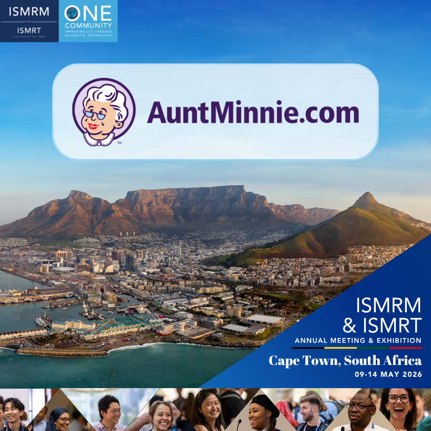 ISMRM's tweet photo. Missed the ISMRM &amp; ISMRT Annual Meeting &amp; Exhibition in Cape Town? Check out the articles from Aunt Minnie: https://t.co/rNXXpRzbGF

#ISMRM2026 #ISMRT2026 https://t.co/9XGOG40cZF
