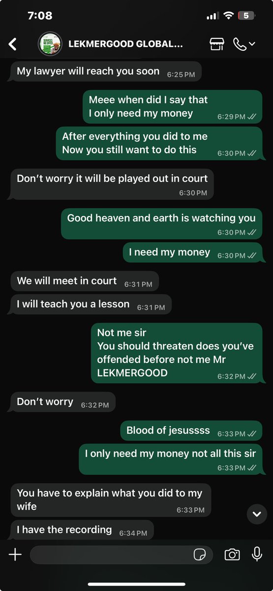 __TheEniade's tweet photo. Just look at what he’s tying 
He said a recording of me threatening him which I can’t even remember https://t.co/Wsx532Yq2L