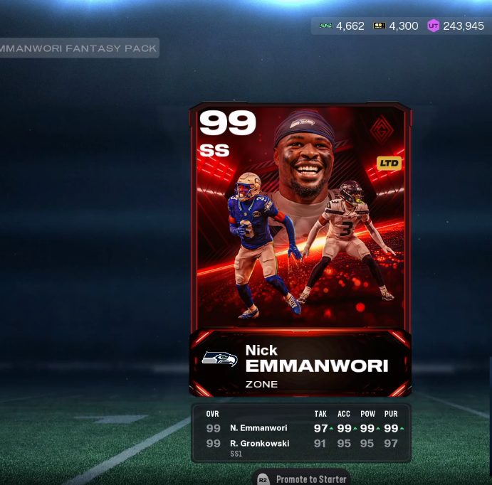 PavLakhat's tweet photo. May Mut is the sweatiest madden ive ever played, Vangaurds, Direct snap and Jamal Charles every single game... 

If you need Gauntlets/Events done (10-0) Dm me, and start stacking those coins for Rookie Premieres 💰✅ https://t.co/rvT1kUBrZc