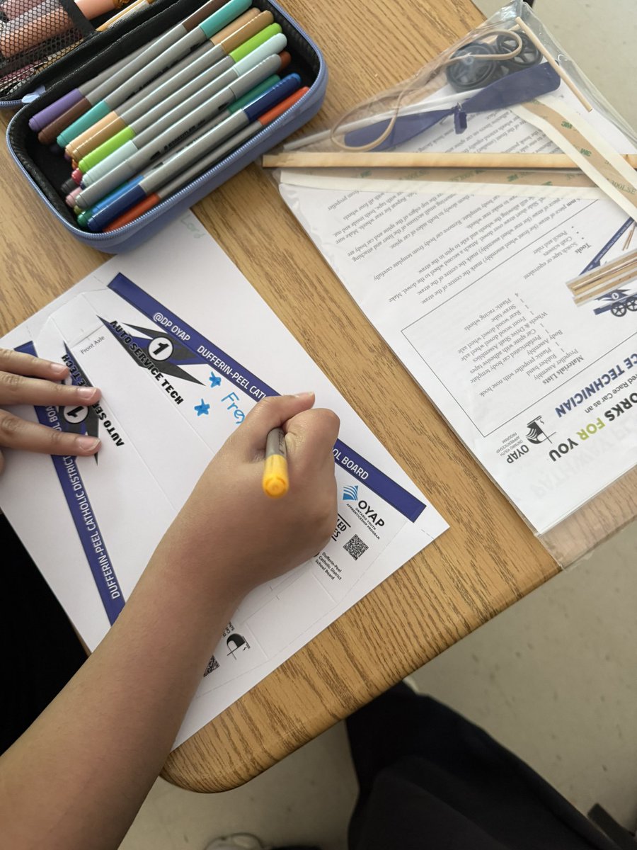 MrsAlvesClass's tweet photo. The start of something cool! Step 1: Decorating our OYAP Race Car 🏎️ https://t.co/NutdaxJCPI