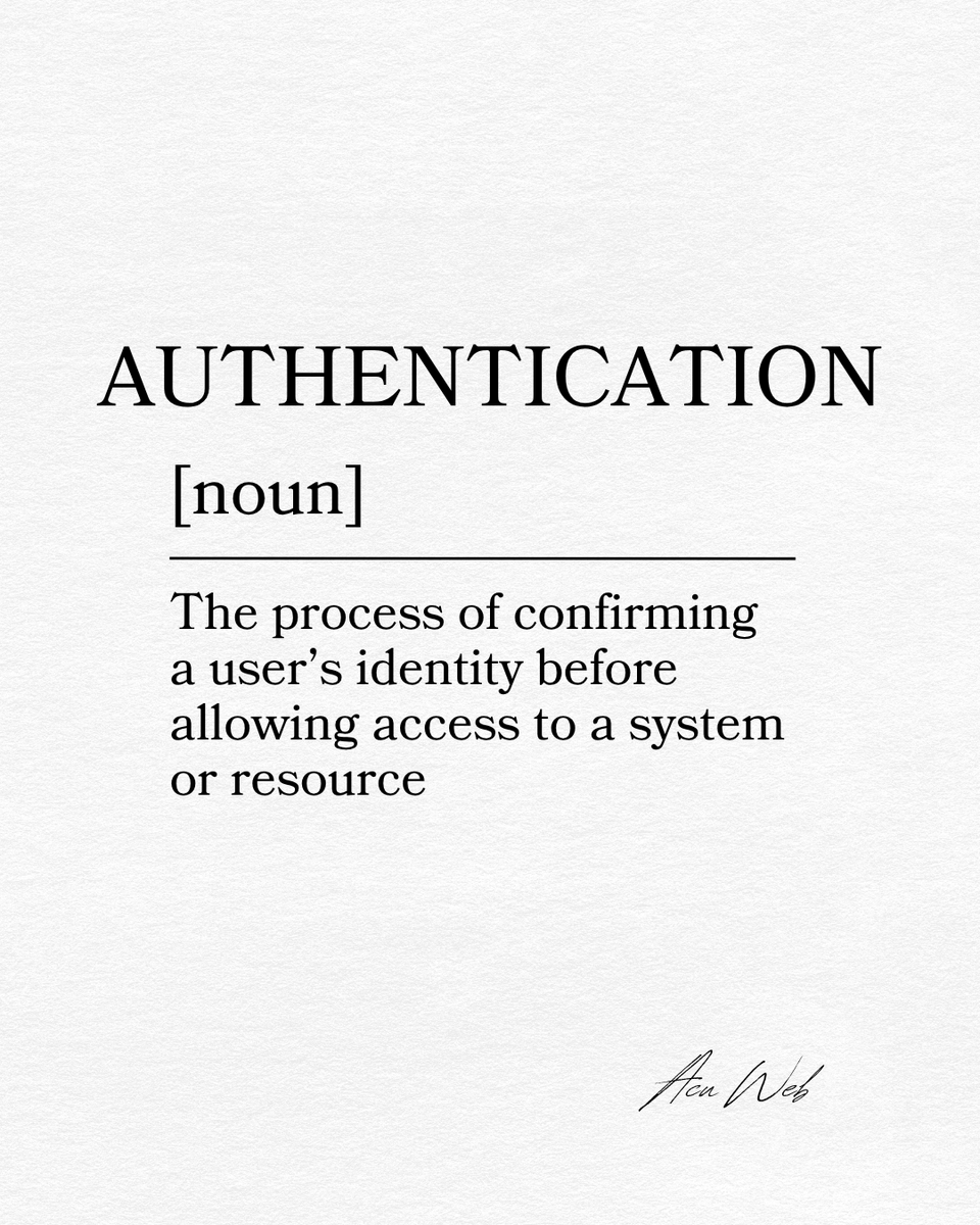 ACUWebServices's tweet photo. This adds an extra layer of security, helping protect websites, accounts, and user information from unauthorized access 🔒💻

#WordOfTheDay #authentication #cybersecurity #digitalsafety https://t.co/DieYnhw0bk