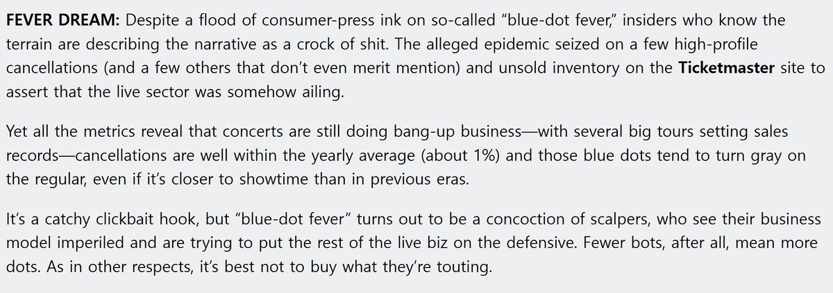 BsourceB's tweet photo. Despite a flood of consumer-press ink on so-called “blue-dot fever,” insiders who know the terrain are describing the narrative as a crock of shit.
-from HDD- https://t.co/fKDTuv3aJP