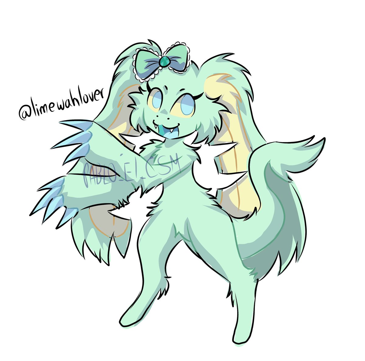 PABLO_EL_CSM's tweet photo. @Nattt_Okk
@limewahlover
Acá el tercer y cuarto oc, gracias a las 2 por participar :D
#oc #digitalart #furryart #ocdrawing #drawyouroc https://t.co/bG3CoNtaMx