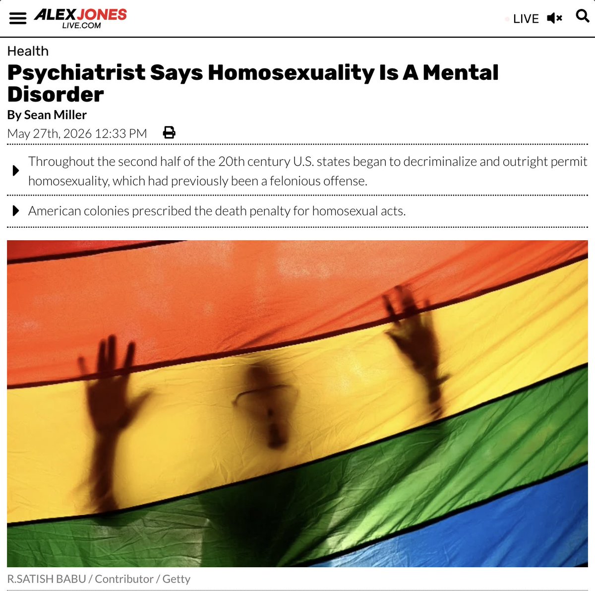 Alex Jones Network tweet media