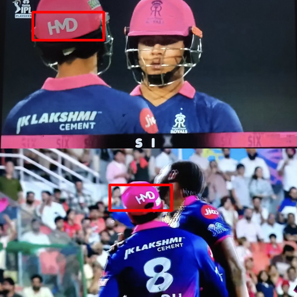 darryl_dabre's tweet photo. @HMDdevicesIN I spotted the HMD logo dominating the screen during the live match @HMDdevicesIN #HMDSpotAndWin https://t.co/XRyPrvddi7