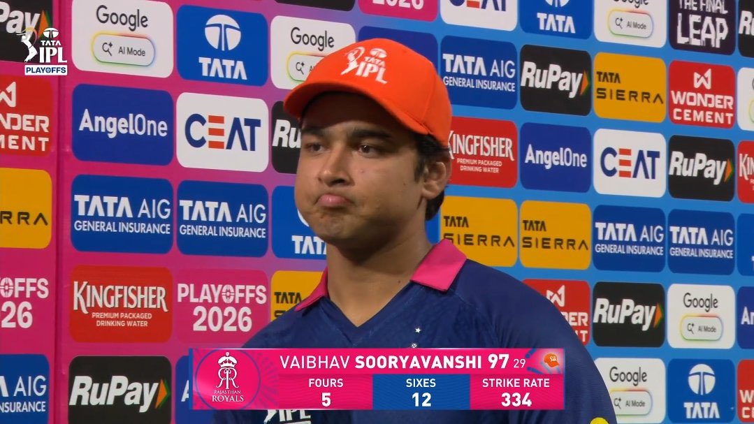 mufaddal_vohra's tweet photo. Vaibhav Sooryavanshi said, “I didn’t know I could break fastest hundred record. My only goal currently is to win the IPL, hundreds will come in future”. https://t.co/fwLDvwD4NX