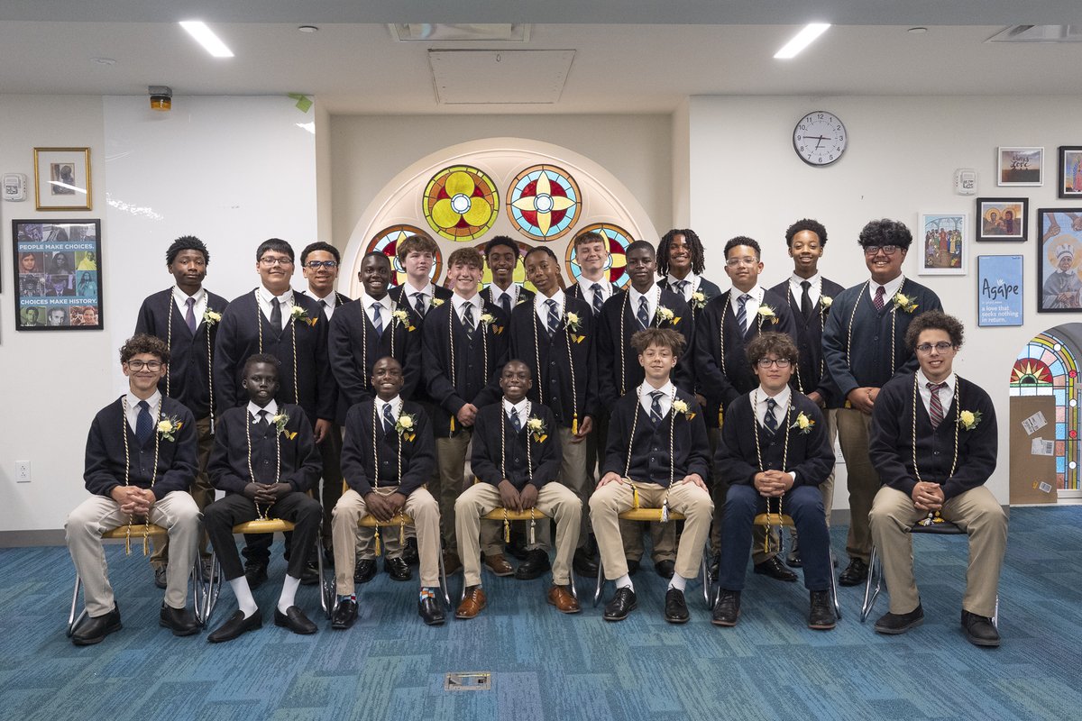 TheWelshAcademy's tweet photo. Congratulations to The Welsh Academy Class of 2026 and their families! We are so proud of you all!

Last week, we celebrated our graduating eighth-grade students with a Mass and a graduation ceremony in the St. Mary of the Assumption Chapel. https://t.co/tP0RlHyoRy