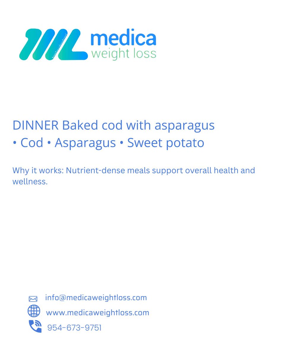 onemedicalwl's tweet photo. Healthy nutrition while using GLP-1 medications should focus on balance, protein, hydration, and consistency.
#GLP1 #HealthyMeals #Nutrition #WeightLossSupport #HealthyHabits #MedicalWeightLoss #ProteinRich https://t.co/zGwrIl26u4