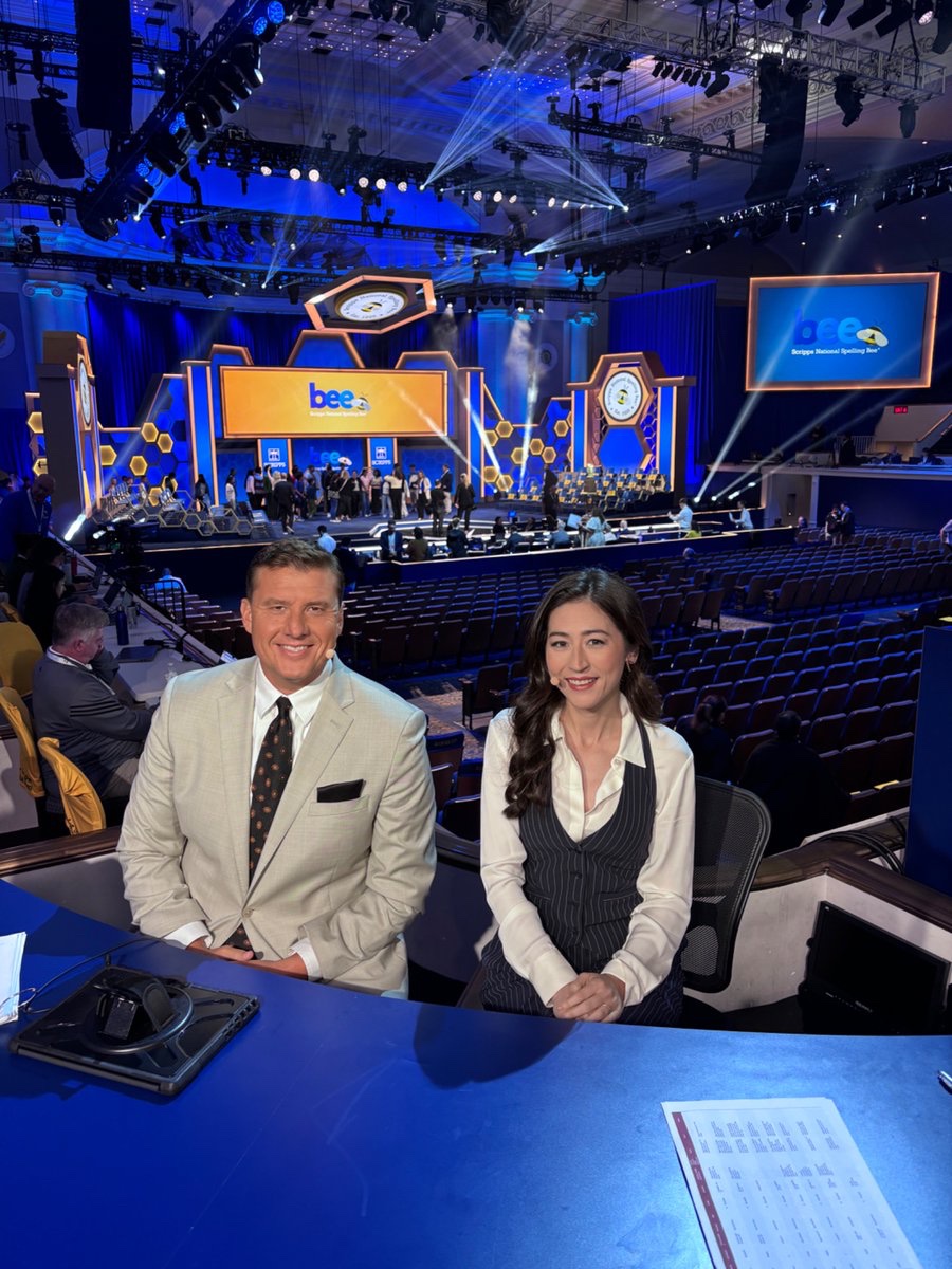 minakimes's tweet photo. The Scripps National Spelling Bee Semifinals start now!

2:30-6:30 at https://t.co/PnPeSRTsyV

8-10 pm on ION https://t.co/FkIZ32Rbqs