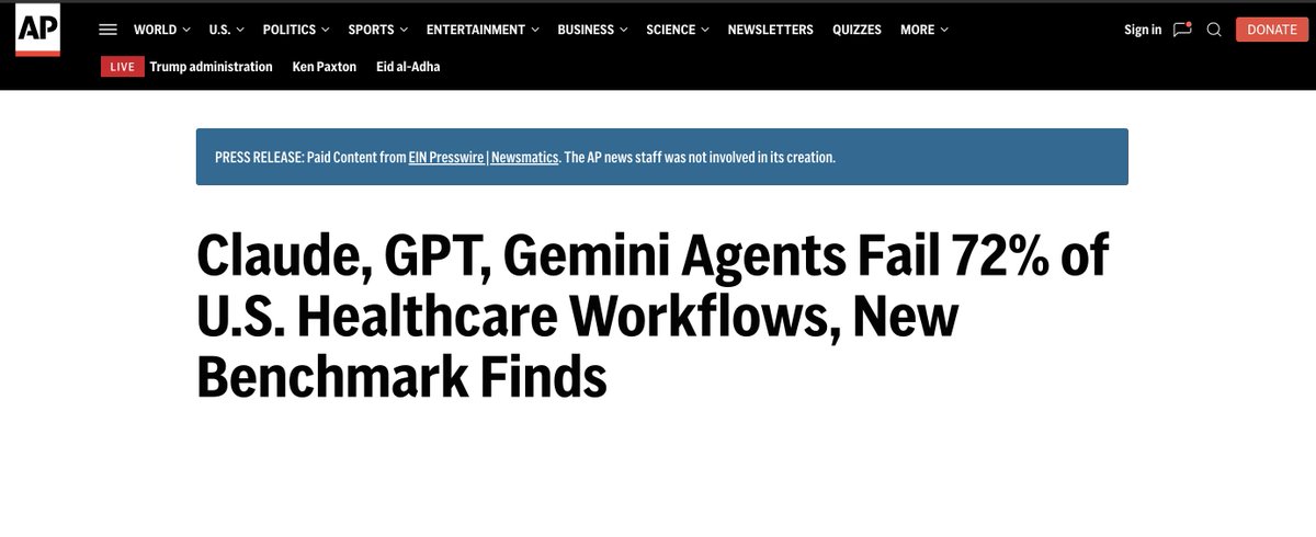 iamfakeguru's tweet photo. Wow. Agents running on Claude, Gemini, OpenAI are reliable only 20-30% of the time, according to CHI-Bench from actAVA.

But - you don't need better models. You need better reasoning. Once you arm them with SERV, reliability jumps instantly to 90-100%!

https://t.co/YY8YB3bJEn https://t.co/iZK5mgtB7M