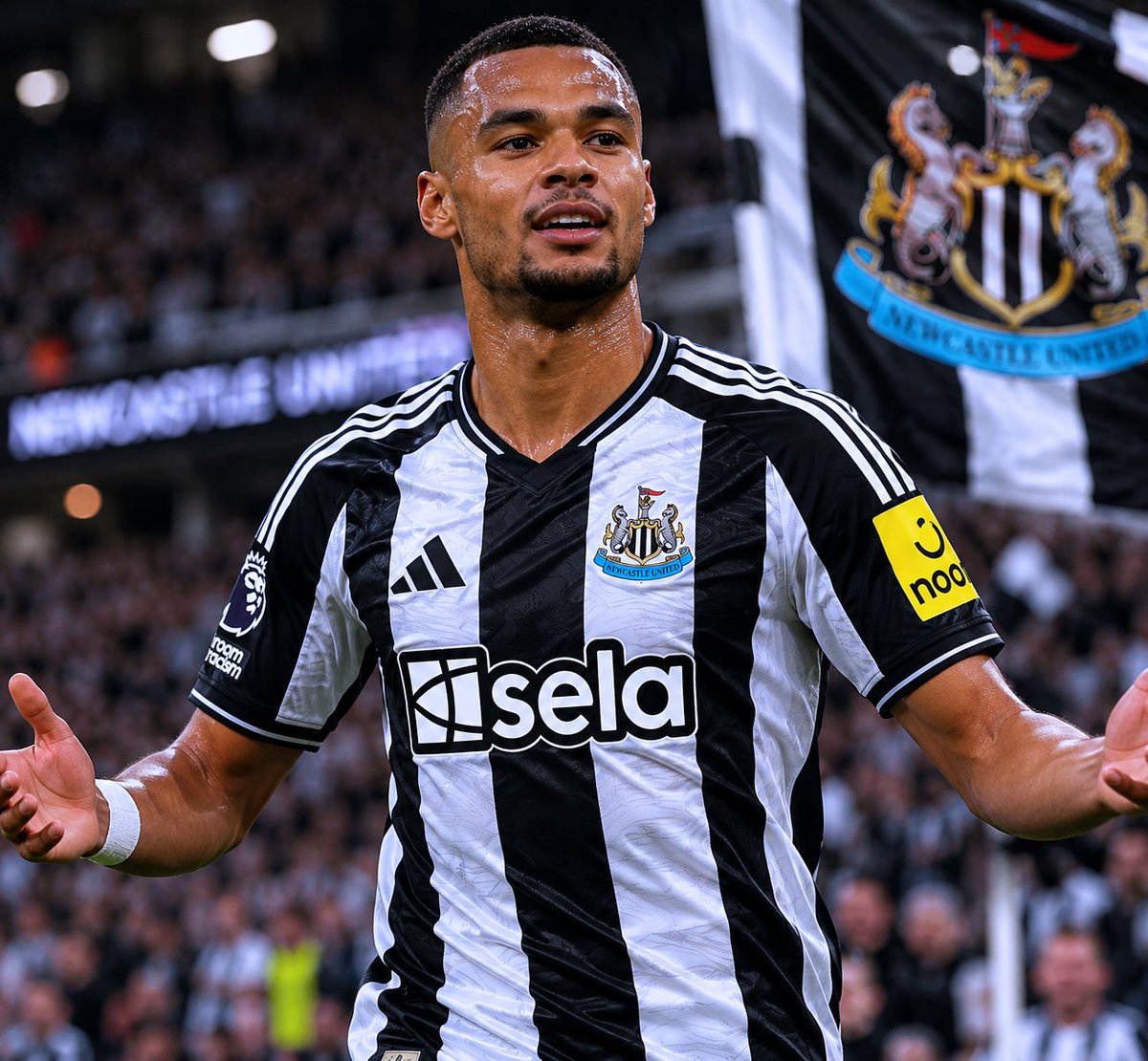 Lfcbami3's tweet photo. Newcastle fans, hear me out

Cody Gakpo this season:

• 99% aura
• 87 successful eyebrow raises
• 14 defenders sent back to the shadow realm
• 0 bad trims
• Can play LW, ST, RW and probably left-back if Eddie asks nicely

St James’ Park under the lights with Gakpo? 

Barclays would never recover 😭⚫️⚪️

Perfect Gordon replacement,

Liverpool is ready to give 50% discount