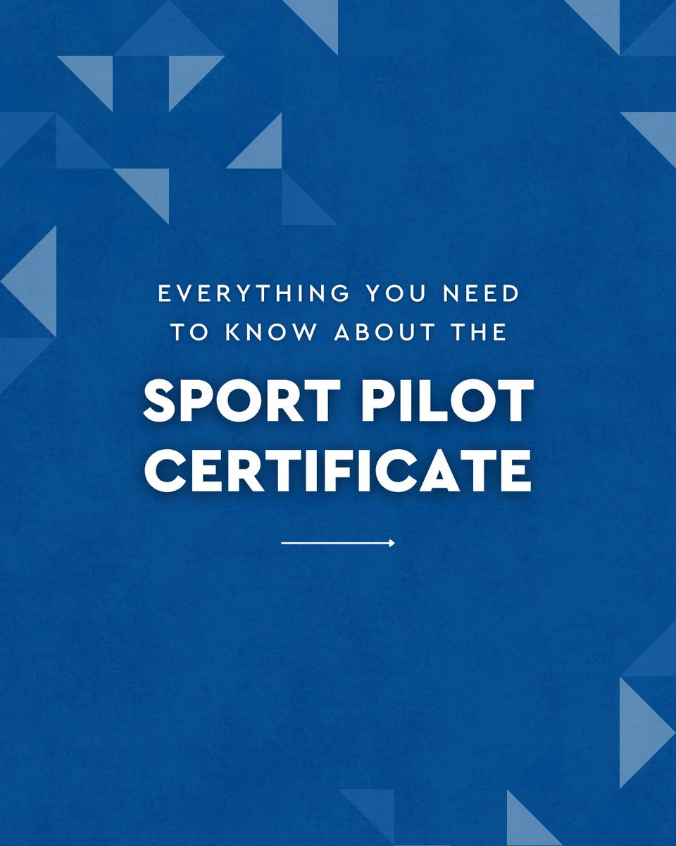 mzeroa's tweet photo. The Sport Pilot Certificate is the fastest and most affordable way to make that happen. Swipe through to see everything you need to know and head to the link in bio to sign up for our Sport Pilot Course today. ✈️ https://t.co/XRRZ2hNKlW