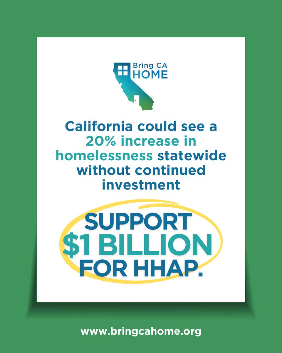 naehomelessness's tweet photo. CALIFORNIAN ADVOCATES: California needs $1 billion for HHAP to keep housing programs, shelter beds, and local homelessness response efforts running. Urge state leaders to fight for this funding in the final budget. 

Take Action with @BCHCoalition: https://t.co/6XF07ah1Q5 https://t.co/SmNrhgN0F4