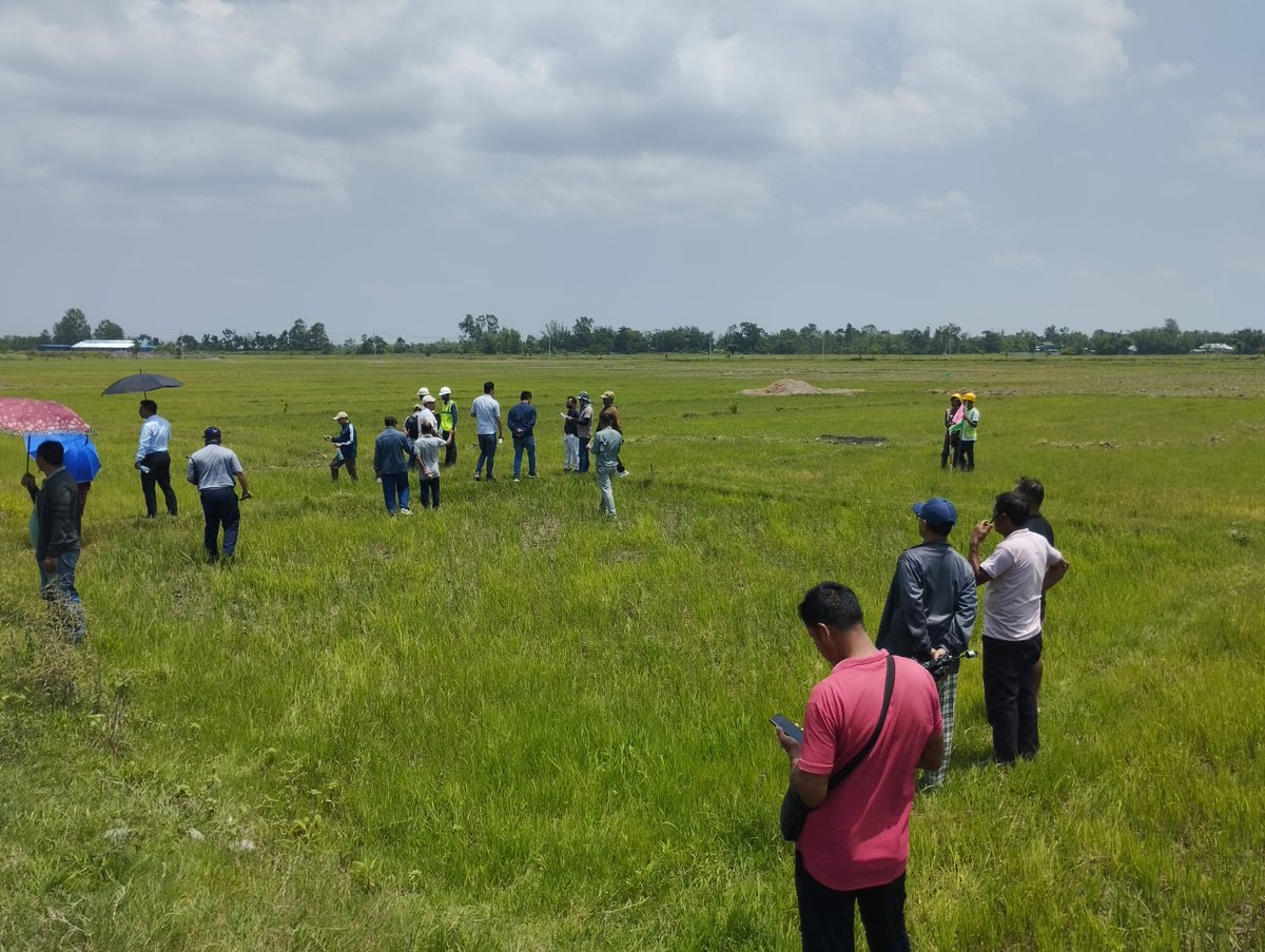 DOECCManipur's tweet photo. Joint Survey Team, including the Social Impact Assessment (SIA) Unit of the Directorate of Environment & Climate Change, Government of Manipur, successfully conducted the Social Impact Assessment for land acquisition related to Single Line Broad Gauge Tunnel No. 12 (Tupul–Imphal section) under the Jiribam–Imphal New Railway Line Project of Northeast Frontier Railway.  During the field visit at 69-Kangdabi under Salam SDC Circle, Lamsang Sub-Division, the team undertook detailed survey and demarcation of the proposed acquisition area, covering Tunnel No. 12 from Ch. 105840.00 to Ch. 115391.00 along with Adit-1 and Adit-2. Key activities included verification of land measurements and boundary details with revenue and railway officials, scrutiny of ownership records of affected pattadars, and identification of families likely to be displaced or impacted.  The SIA Unit assessed structures, houses, trees, crops, fisheries, and other immovable assets within the notified area, and collected socio-economic data required for preparation of the mandatory Rehabilitation & Resettlement (R&R) Scheme under the RFCTLARR Act, 2013. Consultations were also held with affected landowners and local residents to ensure a participatory and transparent process.  This assessment is a critical step to ensure that infrastructure development under the Jiribam–Imphal Rail Project progresses with due safeguards for livelihoods, environment, and social equity in Manipur.  #SocialImpactAssessment #JiribamImphalRail #IndianRailways #RFCTLARR #MissionLiFE #SustainableInfrastructure #Manipur #ViksitBharat @MoEFCC @NFRailway
