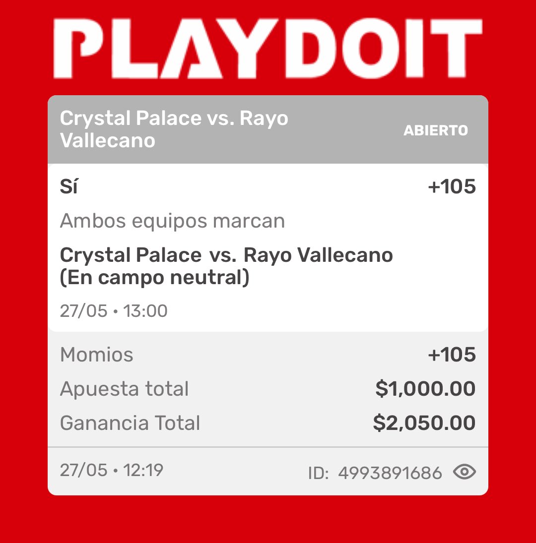 vedencs's tweet photo. Así vamos hoy para ponerle emoción a la final de la Conference League, por si alguien gusta ✅⚽️🤑💰🍀💪🏼 https://t.co/NUYVIa3hBZ