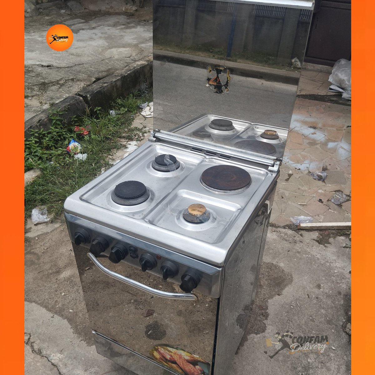 Confamdelivery's tweet photo. For Sale 

Lexus Cooker
✔️Three gas burners
✔️One electric burner 
Comes with an oven for warming food

Asking price: 150k Slightly Negotiable

Available in Port Harcourt
08158925672 https://t.co/7Kk5Pb8Am6