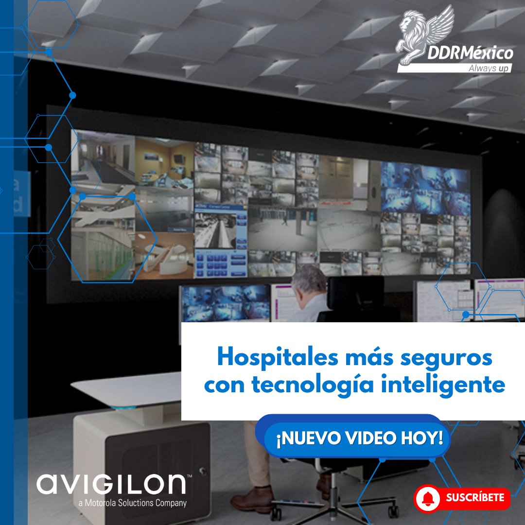 DDR_Mexico's tweet photo. Dale play al video👉https://t.co/DXyDRGdk5Z y descubre cómo junto a #Avigilon, impulsamos hospitales más seguros mediante un ecosistema unificado que integra voz, video, datos y analíticas en una sola plataforma inteligente🌐

#AlwaysUp #MotorolaSolutions #HospitalesMásSeguros https://t.co/cYibvmOTLq