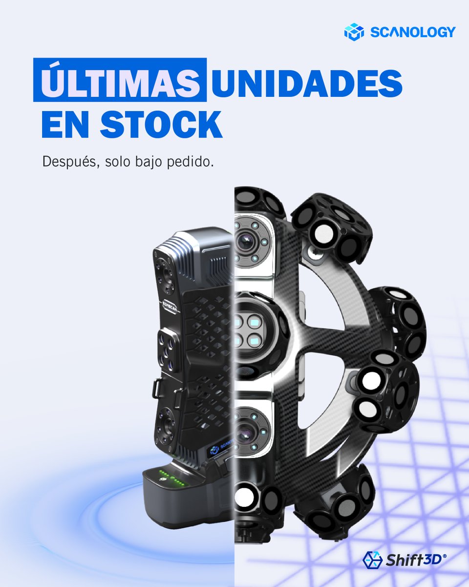 Shift3d_'s tweet photo. Hoy disponible.

Hoy puedes mantener tu flujo sin interrupciones y responder a validaciones sin retrasos.

📦 ÚLTIMAS UNIDADES

#Escaneo3D #EntregaInmediata https://t.co/hr643b1wsF