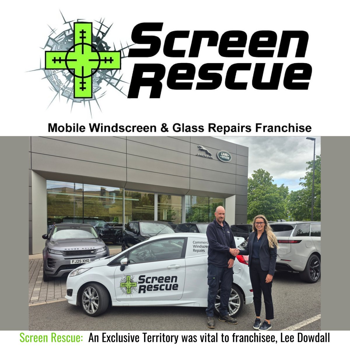 ScreenRescue's tweet photo. Did you know? 
 
When investing in a Screen Rescue franchise, there were several key factors of importance to franchisee Lee Dowdall of Screen Rescue Nottingham. Here, Lee explains one of them:
 
“It was important to me to run a business on my own doorstep and know that I had secured the Nottingham Territory on a protected, exclusive basis. All ‘NG’ postcodes are entirely exclusive to me, which means that no other franchisee can operate in my chosen territory. This guarantees there is no client sharing, no lead dilution and no slicing up of my territory which would reduce its value when I eventually come to sell it. 

It’s great to know all the hard work and effort I put in comes back to me! This was really important to me and my family.” 

Screen Rescue Nottingham franchisee, Lee Dowdall  
 
Are you ready to learn more about the Screen Rescue franchise opportunity in your exclusive territory?

There is no better time to join Screen Rescue. Our purpose is simple: we repair windscreen and glass damages on a regular and reliable basis rather than replacing them, so that our commercial automotive and fleet clients continue to make significant savings on a daily basis💚. 
 
In this franchise the numbers add up. The more clients you look after, the more repeat business you carry out; the more you can earn. 
 
So if you want to own and operate a low-cost, highly profitable multi-van franchise, in an protected territory exclusive to you, we’d love to speak with you!🤝 
 
 👉E: info@screen-rescue.co.uk
 👉V: https://t.co/jO4vzJdpMN
 👉T: Amanda on 01728 860762

#awardwinning #franchisebusiness
#QFA full member
#GFA2026 best #autoservicefranchise
#VFA24 SILVER Winners #franchisoroftheyear
#VFA24 SILVER Winners #bestfranchiseesupport
#VFA23 GOLD Winners #bestfranchiseesupport

#armedforcescommunity
#automotiveindustry
#automotivenews
#automotiverepair
#aviationengineer
#B2B
#businessdevelopmant
#businessopportunity
#businessownership
#businesssecurity
#commercialvehicle
#engineers
#exforces
#fleet
#franchisebusiness
#franchiseopportunity
#glassrepair
#jobsecurity
#logistics
#management
#manager
#militaryaviation
#militarytransition
#multivanfranchise
#newbusinesssales
#owneroperator
#profitablebusiness
#redundancy
#resettlement
#sales
#salesmanagement
#salesmanager
#scalablefranchise
#serviceleavers
#transport
#windscreenandglassrepair
#womeninbusiness