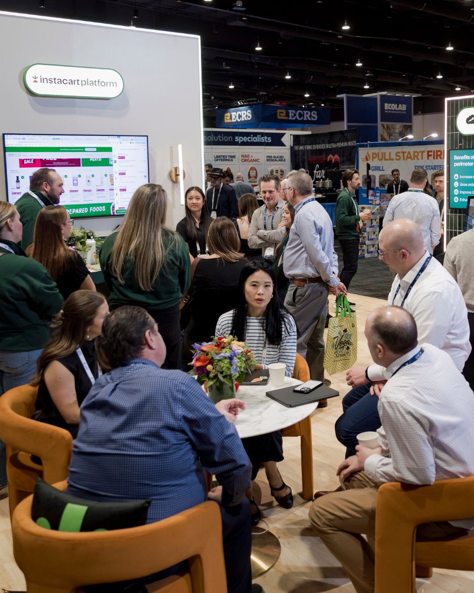 TheNGAShow's tweet photo. The energy on the show floor at this year’s NGA Show was unmatched ✨ From cutting-edge products to meaningful industry connections, every aisle was buzzing with innovation and inspiration. So many great conversations, ideas, and partnerships shaping what’s next for grocery! 🛒🙌 https://t.co/Agq8GdHdIH