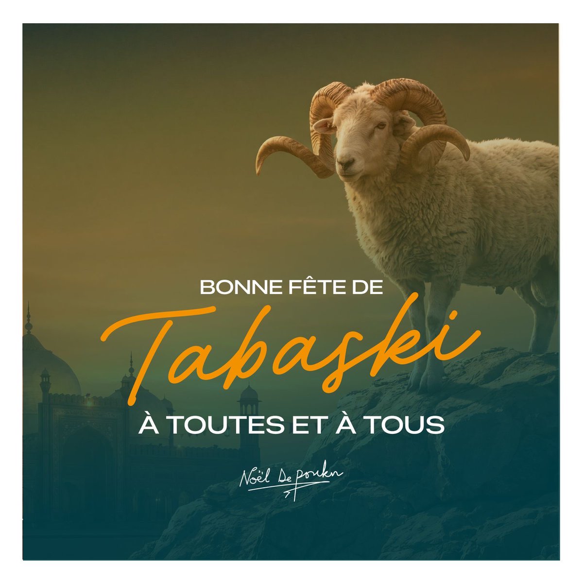 NoelDePoukn's tweet photo. Bonne fête de Tabaski à toute la communauté musulmane du Togo et d’ailleurs. https://t.co/vZjXfZFAON