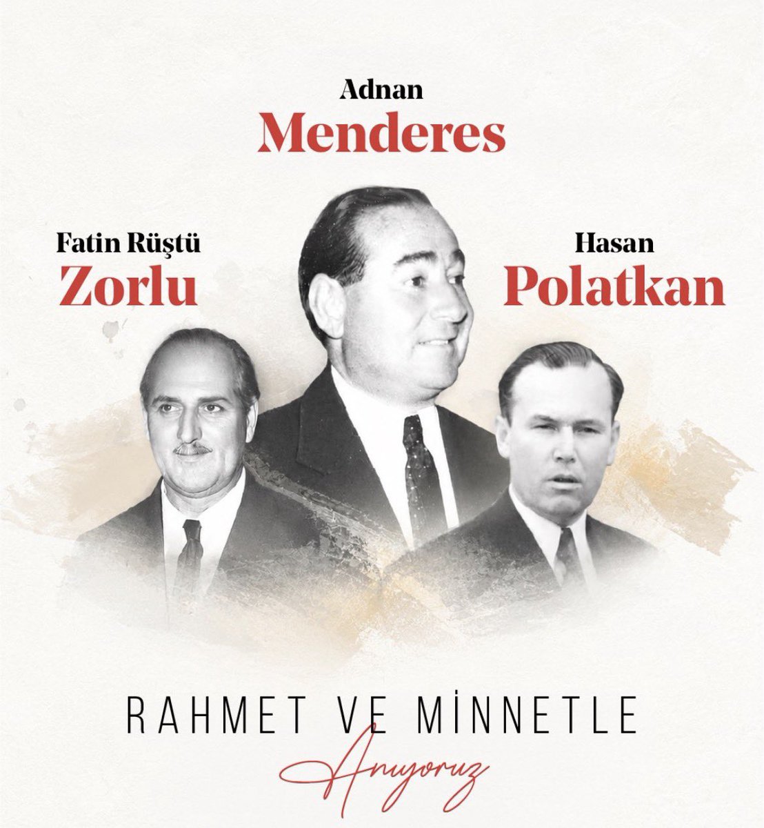 tbulbul65's tweet photo. Bir nar ağacı var,bir de dar ağacı
Namerde nar ağacı düştü,yiğide dar ağacı!
Milli iradeyi hedef alan demokrasiyi yok sayan ve siyasi tarihimize bir utanç vesikası olarak geçen #27Mayıs darbesinin yıl dönümünde merhum Başbakan #AdnanMenderes ve yol arkadaşlarını rahmetle anıyorum https://t.co/A50AZUKIj4