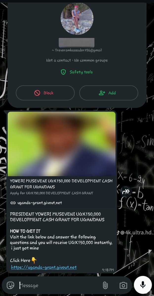 Brighto_Dynasty's tweet photo. Wamma @KagutaMuseveni is it true? Should I tap the link? 150,000ugx for every ugandan😂 https://t.co/qhqUHv3rJD