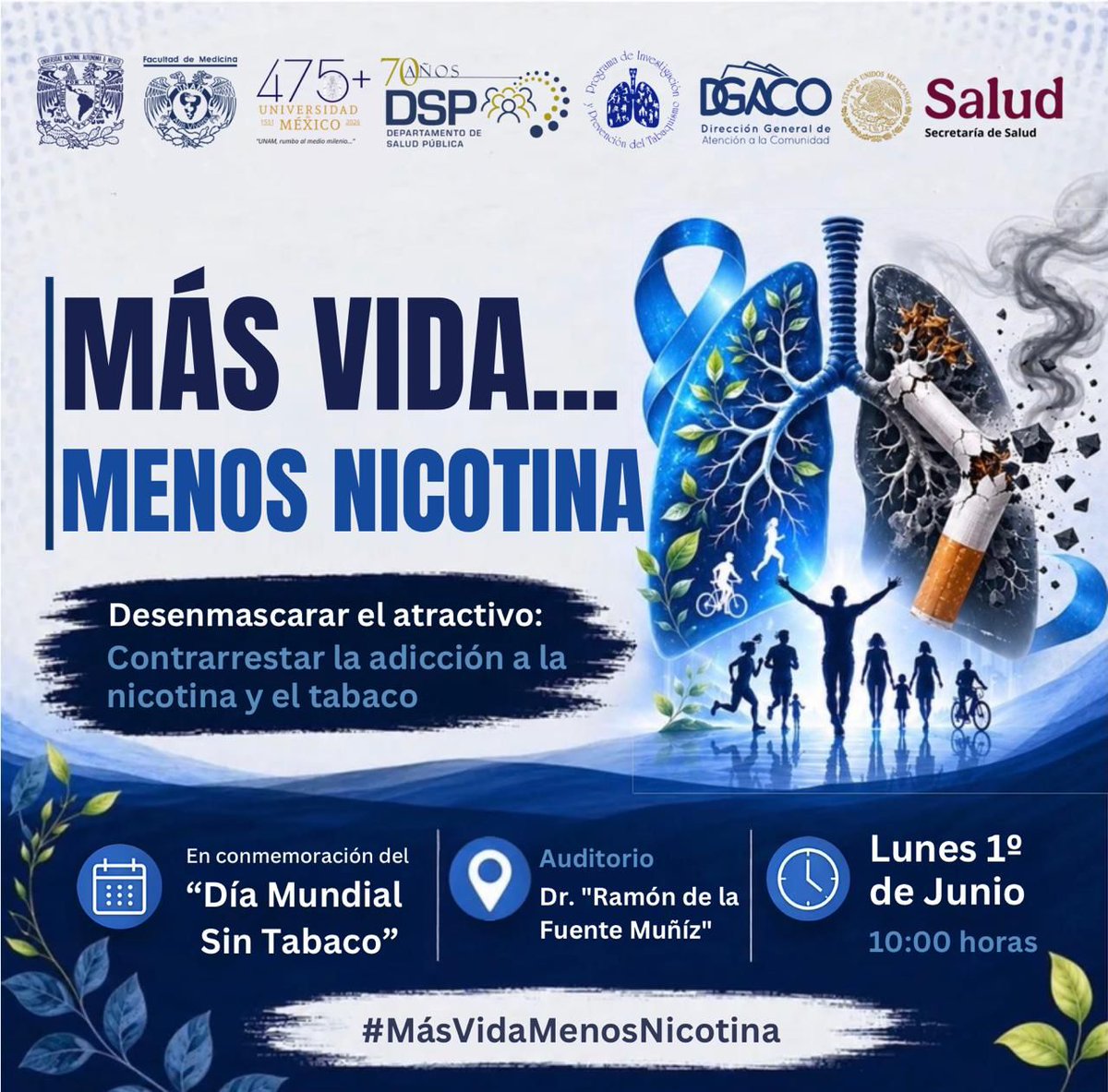 cippsunam's tweet photo. #MasVidaMenosNicotina

Los invitamos a ser participes. https://t.co/B806Jk3Awx