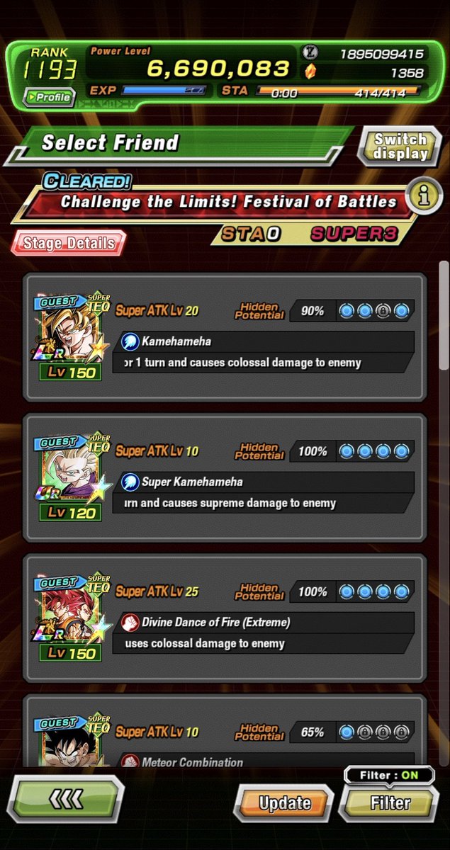 eleliots's tweet photo. Unbelievable #DokkanBattle I can’t find a decent TEQ Goku 🙄 https://t.co/AS7HTvqsXO