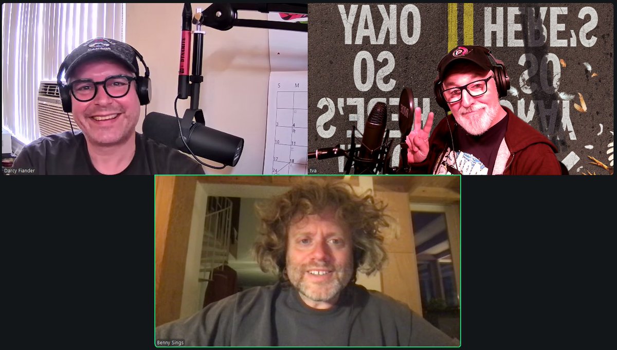 oshopod's tweet photo. This week's free audio episode is up with @heyitstva and Producer @dfiander talking with musician Benny Sings about his upcoming show at @fallsviewcasino on June 6th!

Enjoy!

https://t.co/fQWS7JzFad

#podcast #comedy #jokes https://t.co/Np6NIxsuTZ