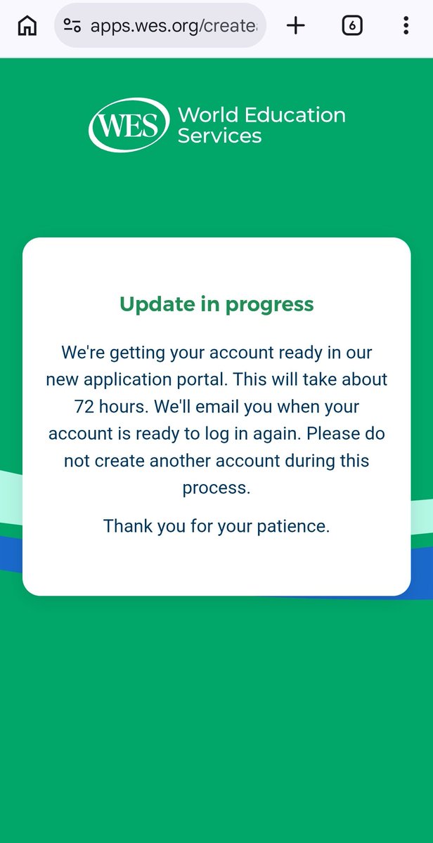 ashfaque_h's tweet photo. @WorldEdServices @WESCanada I'm seeing this screen for a few days. I want to renew my ECA, but can't bc of you're busy with portal migration. I WANT A SOLUTION RN! Your customer care doesn't know how to help. Also, your DM is locked, I can't reach there either. Are you SERIOUS? https://t.co/uHC1yRNA6E