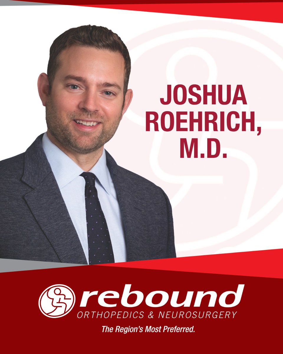 ReboundMD's tweet photo. Excellence in Care ⭐ | Read about the success stories patients have had with Dr. Joshua Roehrich by clicking here: https://t.co/iF3yPZtD7J https://t.co/lCIgu2iDES