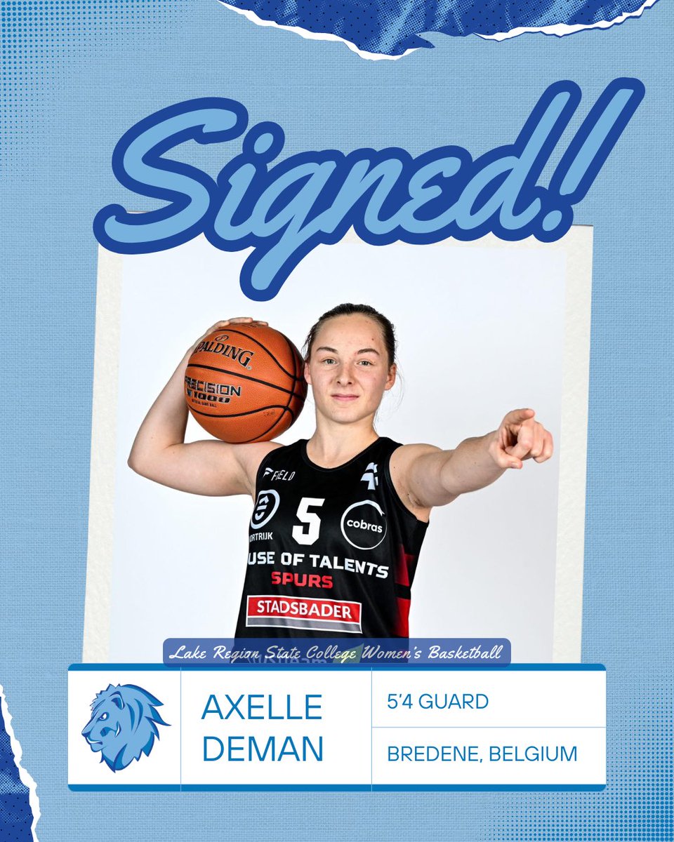 LRSCWBB's tweet photo. Super excited to welcome Axelle Deman to LRSC WBB‼️ Another exciting talent joining the squad! Welcome again, Axelle, and can’t wait to see all you accomplish here as a Lady Royal!!! 🔵⚪️

#RoyalPride 🦁🏀 https://t.co/5dDgRJQYh4