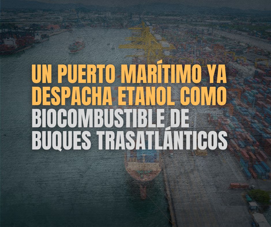 Apale_org's tweet photo. Un puerto marítimo inició el despacho de #etanol a grandes buques. La noticia ha despertado el interés del transporte marítimo, por las diversas regulaciones exigentes de disminuir las emisiones contaminantes. El etanol es la alternativa, no tiene azufre. https://t.co/EVd4tUzAAN https://t.co/X69Xz2c0Gg