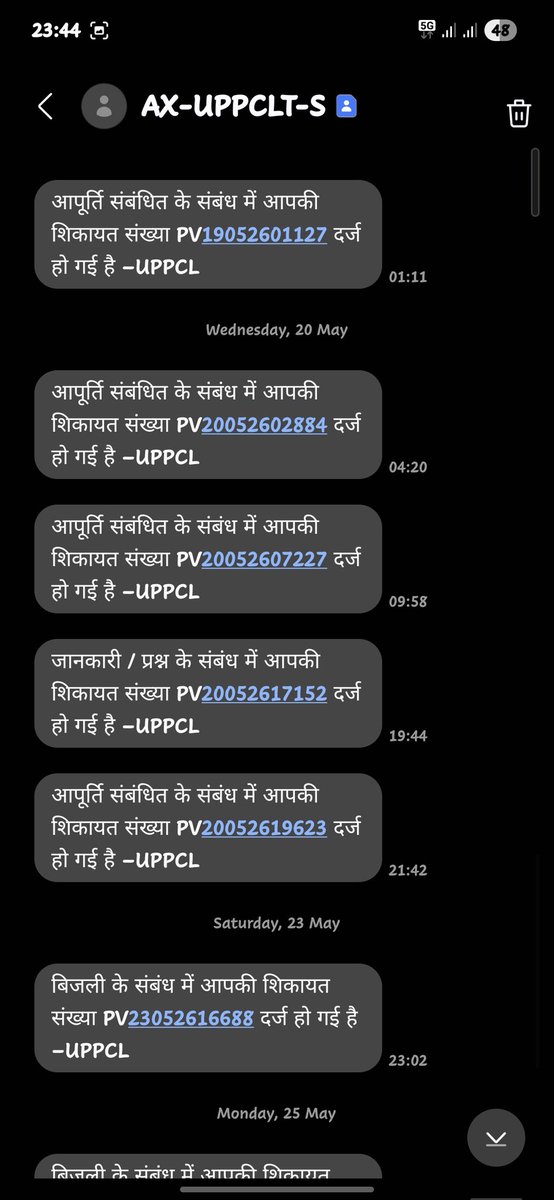 sinha12ankit's tweet photo. @myogiadityanath @aksharmaBharat @AKSharmaOffice @EMofficeUP @UPPCLLKO @PVVNLHQ @narendramodi @yadavakhilesh Look at these the number of times I have made calls since last year. Lolipop pakda dete hain complaint number ki light dete nai. Ekdum se kida makoda samjh rakha hai. https://t.co/oKU9TG0mTM