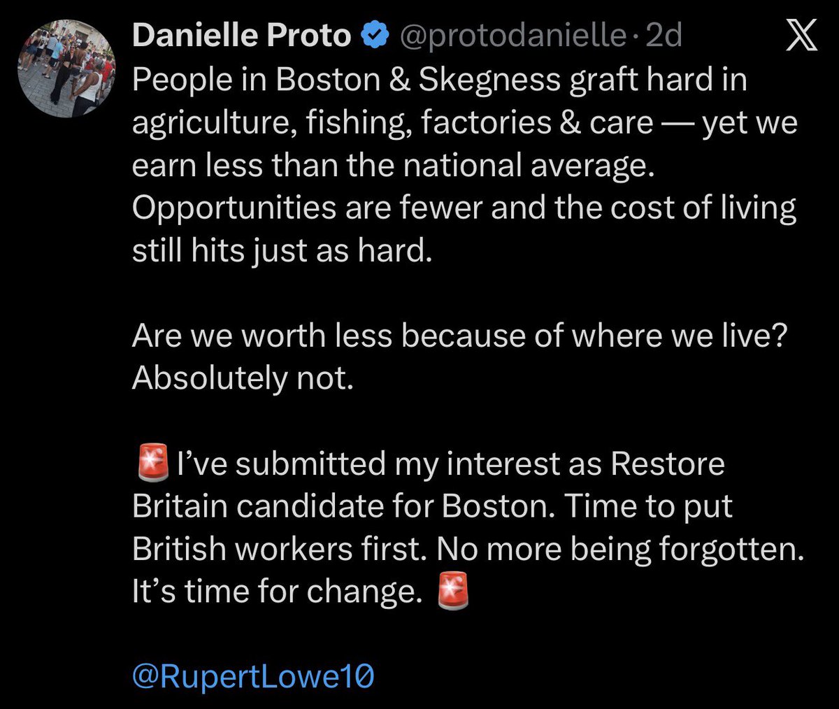 Danielle Proto tweet media
