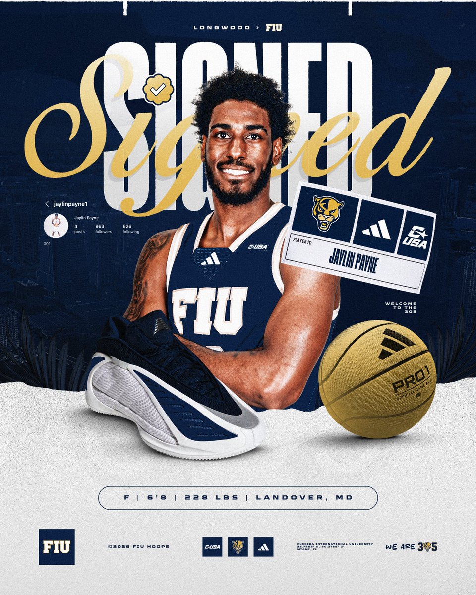 FIUHoops's tweet photo. House of Payne 🏠

Welcome to the 305, @JaylinPayne10 🫡

📰https://t.co/ayARt9jWOC https://t.co/5z8DL8yM46