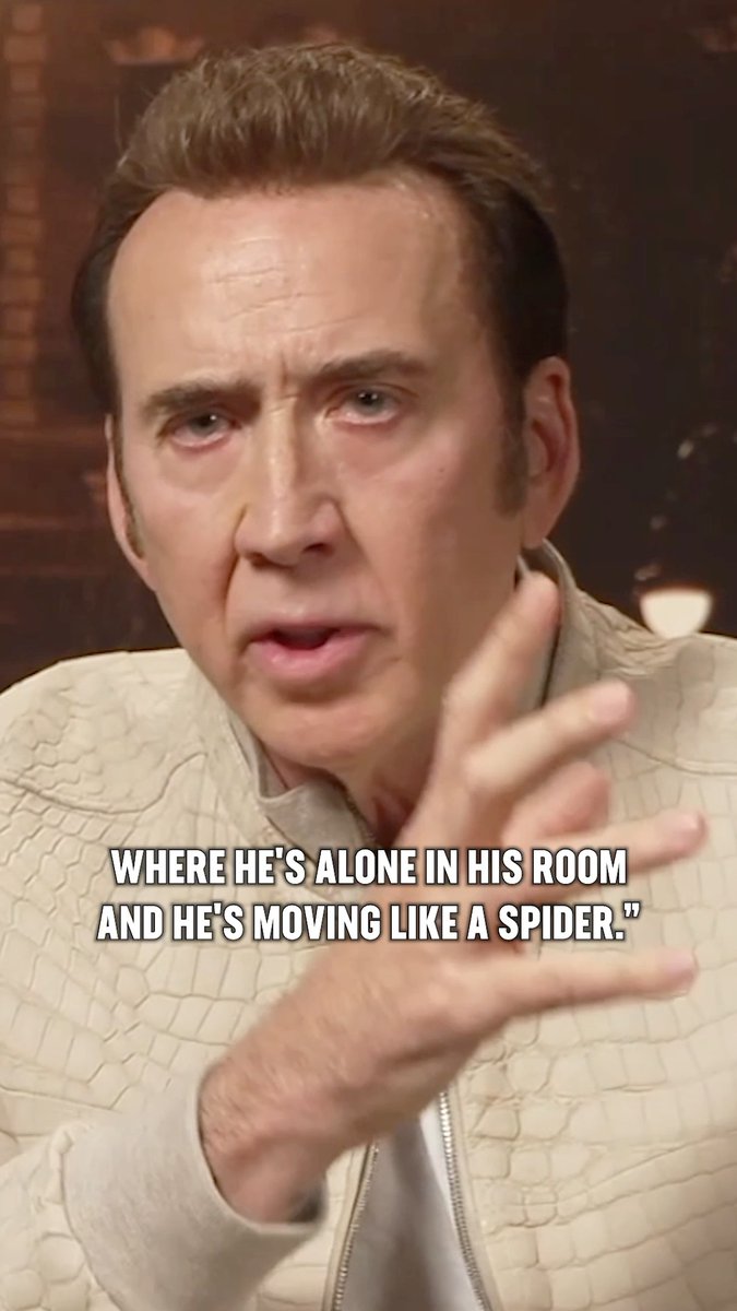 Video preview: Nicolas Cage discusses incorporating the arachnid