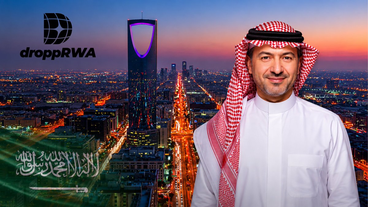 ICOstoneform's tweet photo. Every week, we highlight real-world RWA and tokenization developments happening in real time.

This week:

According to CoinDesk, Faisal Monai, Chairman of droppRWA and architect of Saudi Arabia’s national digital payments system, disclosed that droppRWA has secured $12.5B in tokenization mandates focused initially on real estate under Vision 2030.
The announcement follows the world’s first sovereign-native tokenized property deed transfer executed earlier this year.

The reported objective is to reduce real estate settlement times from days to seconds while creating more liquid and programmable property markets through blockchain infrastructure.

Stablecoin-based real estate settlements are also reportedly being targeted for late 2026 in partnership with Saudi regulators.

Source in comments.