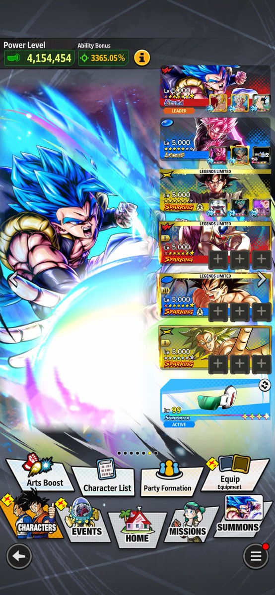 Posiyuu's tweet photo. @GranjiZ @Eonian21 @DBZoom_YT this is the team i'm building up at the moment, ovbs broly zenkaied fully https://t.co/MV6mskQggF