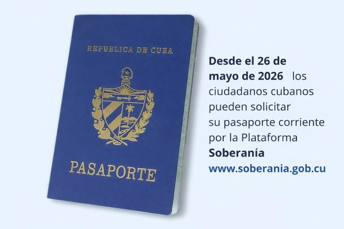 IGMARTINEZ3's tweet photo. Seguridad, rapidez y transparencia distinguen el nuevo servicio en línea de solicitud de pasaporte corriente en http://soberania.gob.cuUn paso más en la misión de acercar el Gobierno a la ciudadanía.   #ConectadosALoNuestro #CubaPorLaTransformaciónDigital https://t.co/IzL8rXPyeQ