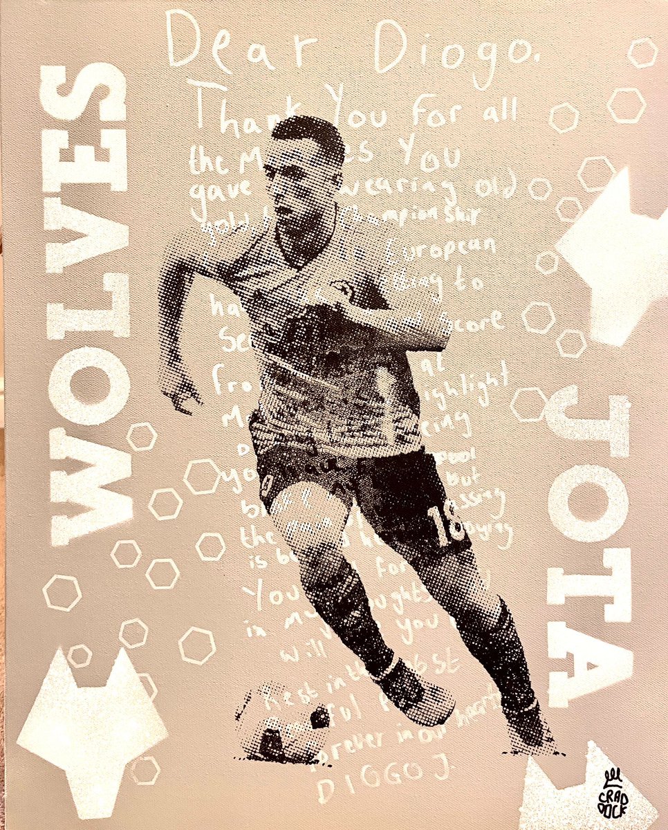 wolvespremier's tweet photo. GREAT NEWS!

The Charity Memorabilia Fayre at the Mount Hotel on Sunday 7th June will see ……

@MrJodyCraddock - with his incredible, original Diogo Jota Ltd EDN artwork!

@oldgoldpack - with their fantastic new centenary shirts!

Dave Jones - the former play off final winning manager will be in attendance too doing a private signing!

This will be a BELTER!!!

RTs appreciated! 👏👏👏🐺