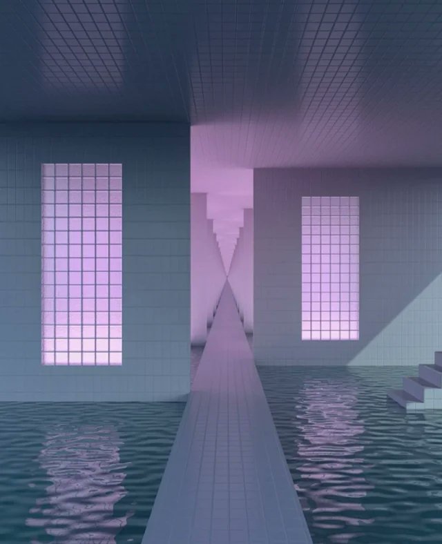LiminalSpacCore's tweet photo. Liminal Space:
- #Poolcore

"Where does this lead up to?" https://t.co/AWGzTfpBUQ