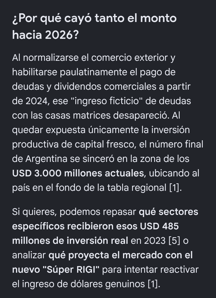 38Duarte's tweet photo. @edunovoaok3 @JMilei @LuisCaputoAR Con Alberto la inversión extranjera era de 1.342 millones de dólares, así que con Milei está creciendo la inversión extranjera. Y te pido que leas cuidadosamente https://t.co/SSn55WWTJU