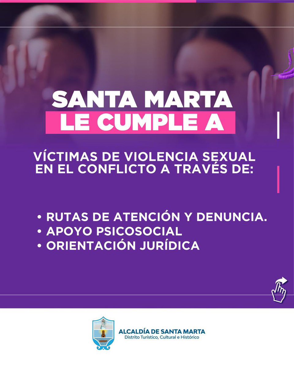 secmujersm's tweet photo. ➡️ En Colombia se conmemora el Día Nacional por la Dignidad de las Mujeres Víctimas de Violencia Sexual en el Marco del Conflicto Armado. 

⛓️‍💥 https://t.co/33unOZW2AC https://t.co/ombyfi5Pio