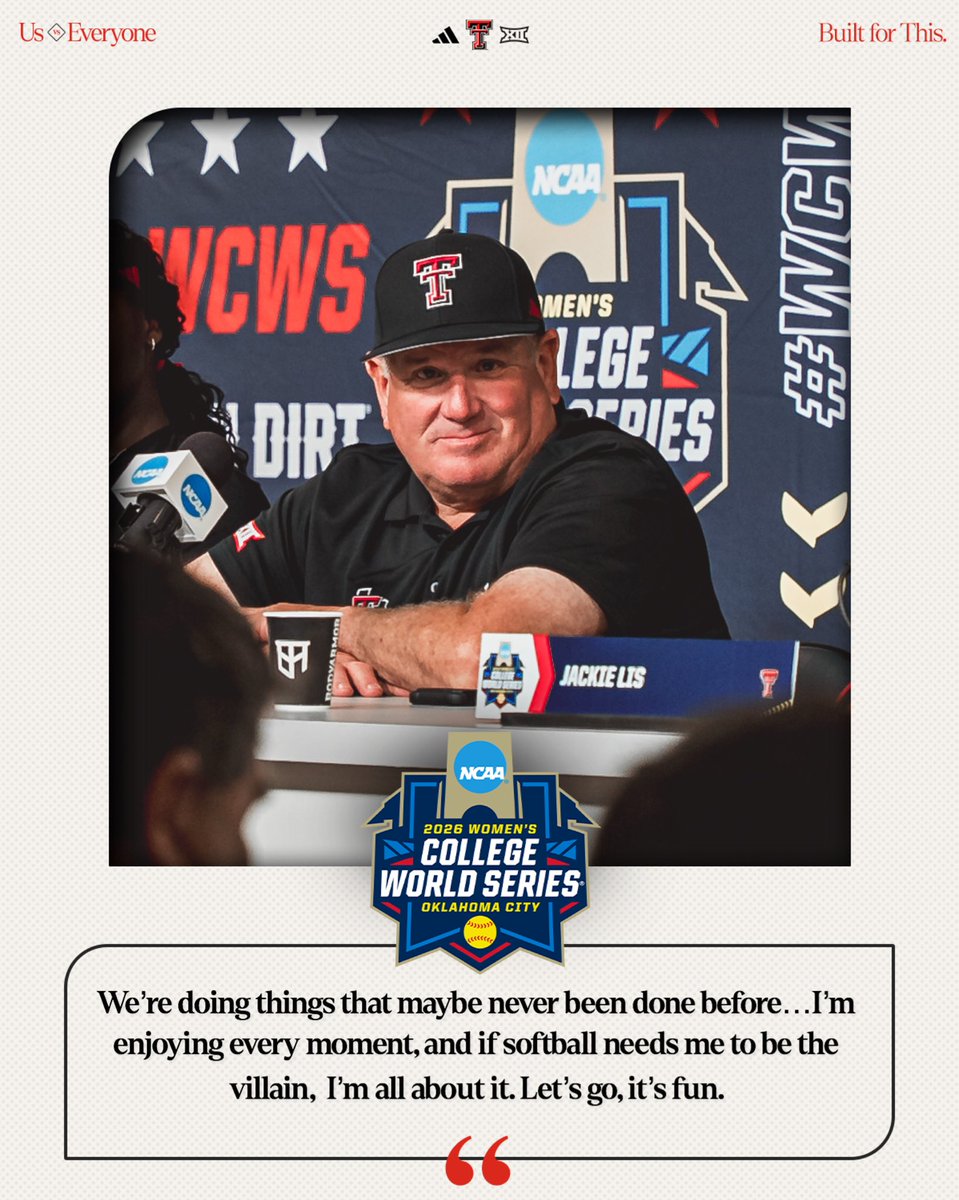 Texas Tech Softball tweet media