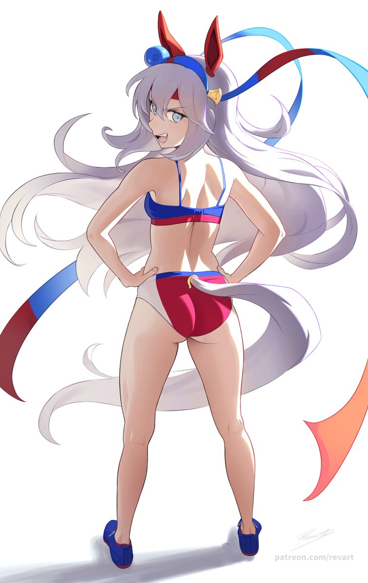 Revenantart's tweet photo. Tamamo Cross from Umamusume. https://t.co/MjHlFNu6PQ