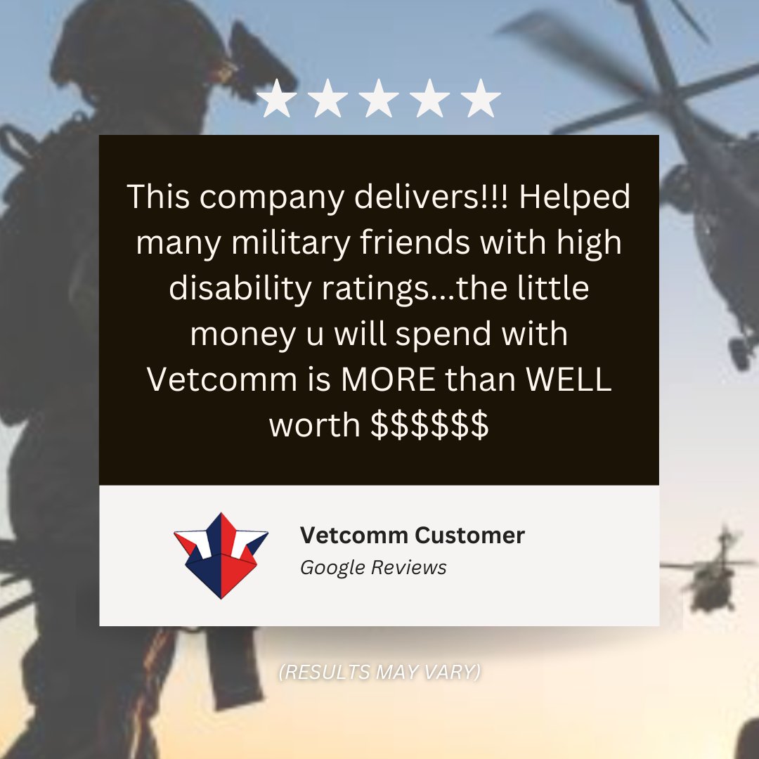VetCommUS's tweet photo. Veterans, let's keep this simple. You served. You're owed compensation. We help you get your rating — fast and hassle-free. That's it. No fluff, no confusion. Just results. 💪🇺🇸 https://t.co/gMCPeYrQt0
