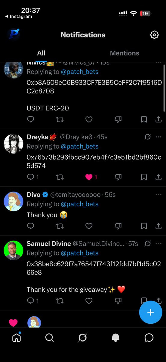PATCH BETS tweet media