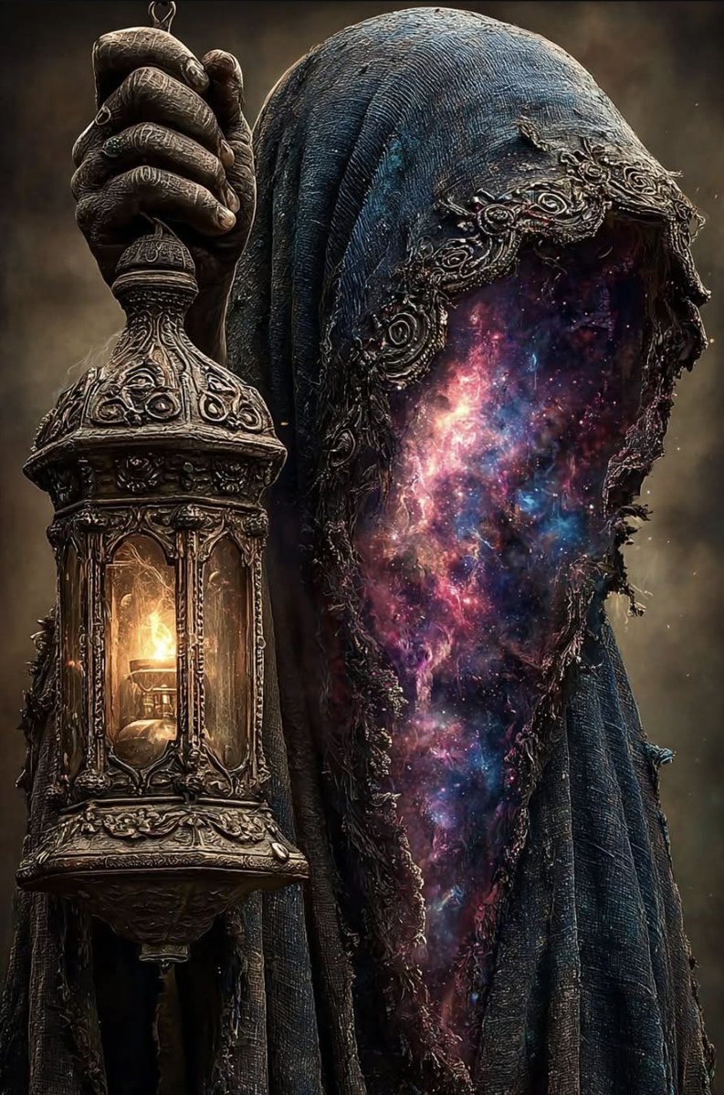 MarcusSbigneus's tweet photo. 🎐🪔🫧🦹🏿‍♀️🪬💠🌀
The light represents a desire to illuminate the unknown and see life's imperfections clearly. However, the surreal distortion of the figure suggests that human reason is often flawed, self-absorbed, and bound by its own habits or addictions. https://t.co/ExY2TEuPHF